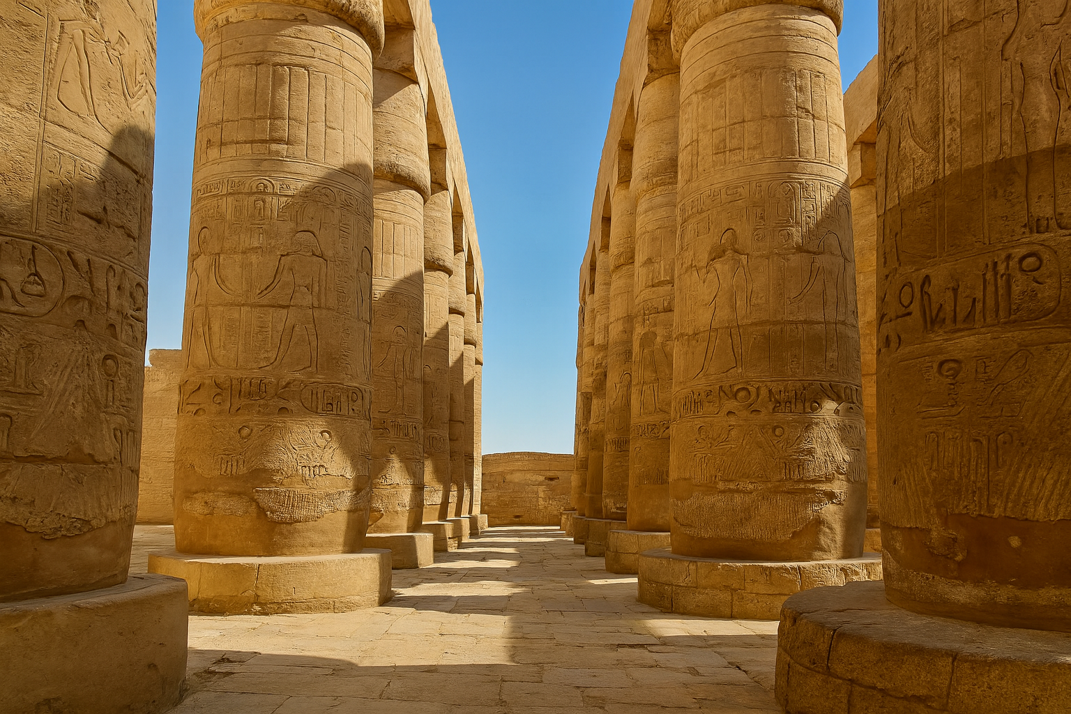 เสาหินโถง Karnak Temple ลักซอร์
