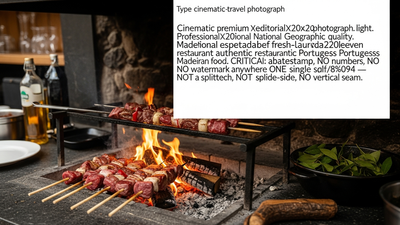 espetada เนื้อวัวย่างเสียบกิ่ง laurel อาหารประจำเกาะ Madeira โปรตุเกส
