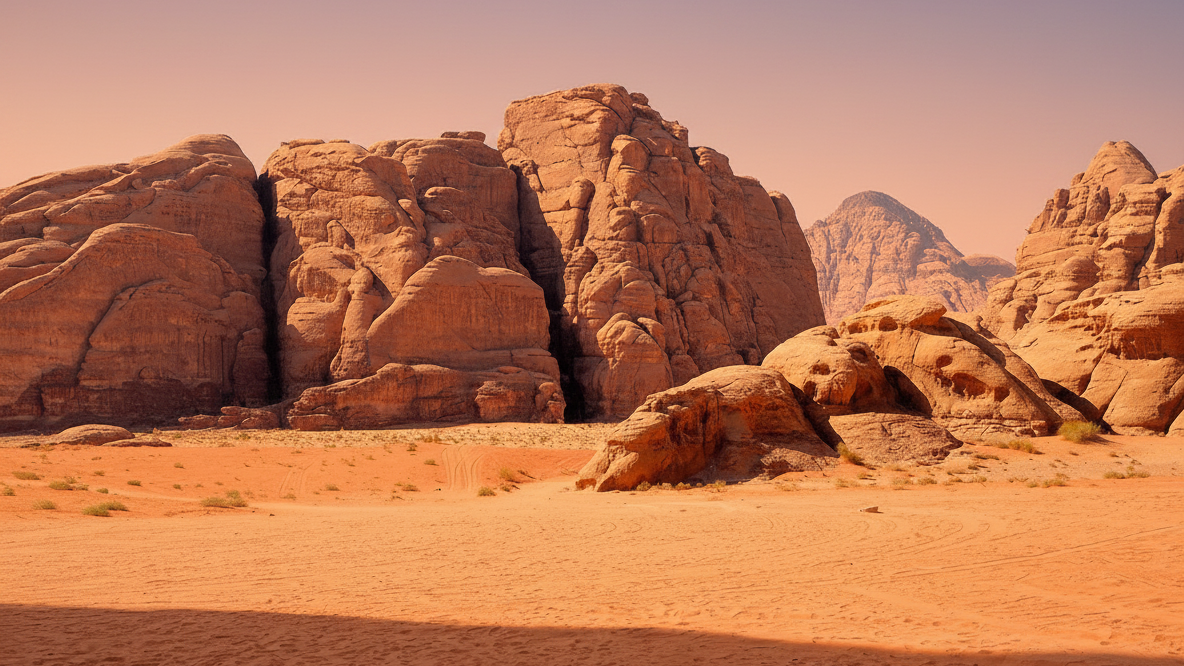 ทะเลทราย Wadi Rum จอร์แดน