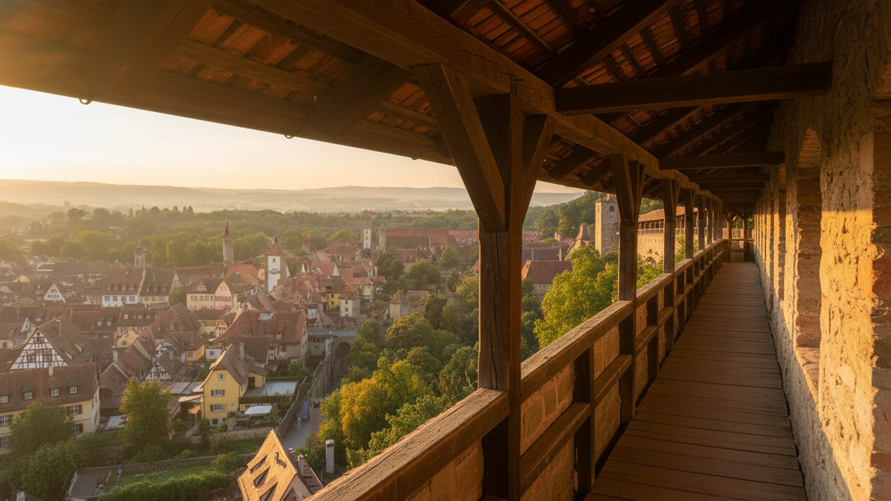 กำแพงเมือง Rothenburg
