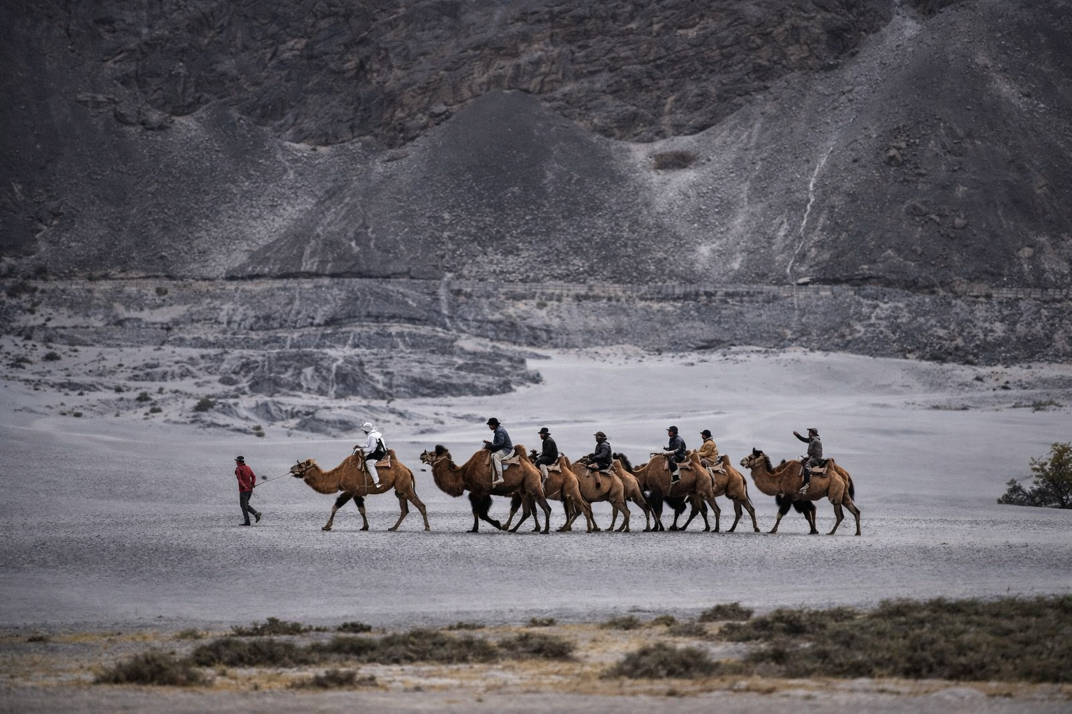 Hunder Sand Dunes ชมทะเลทรายกลางหุบเขา และอูฐสองโหนก