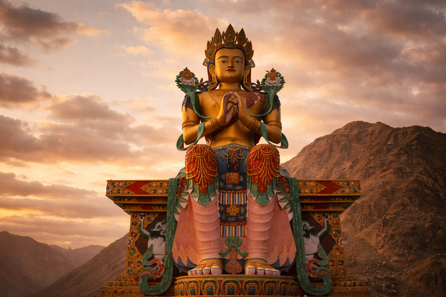 Diskit Monastery วัดสำคัญประจำหุบเขา