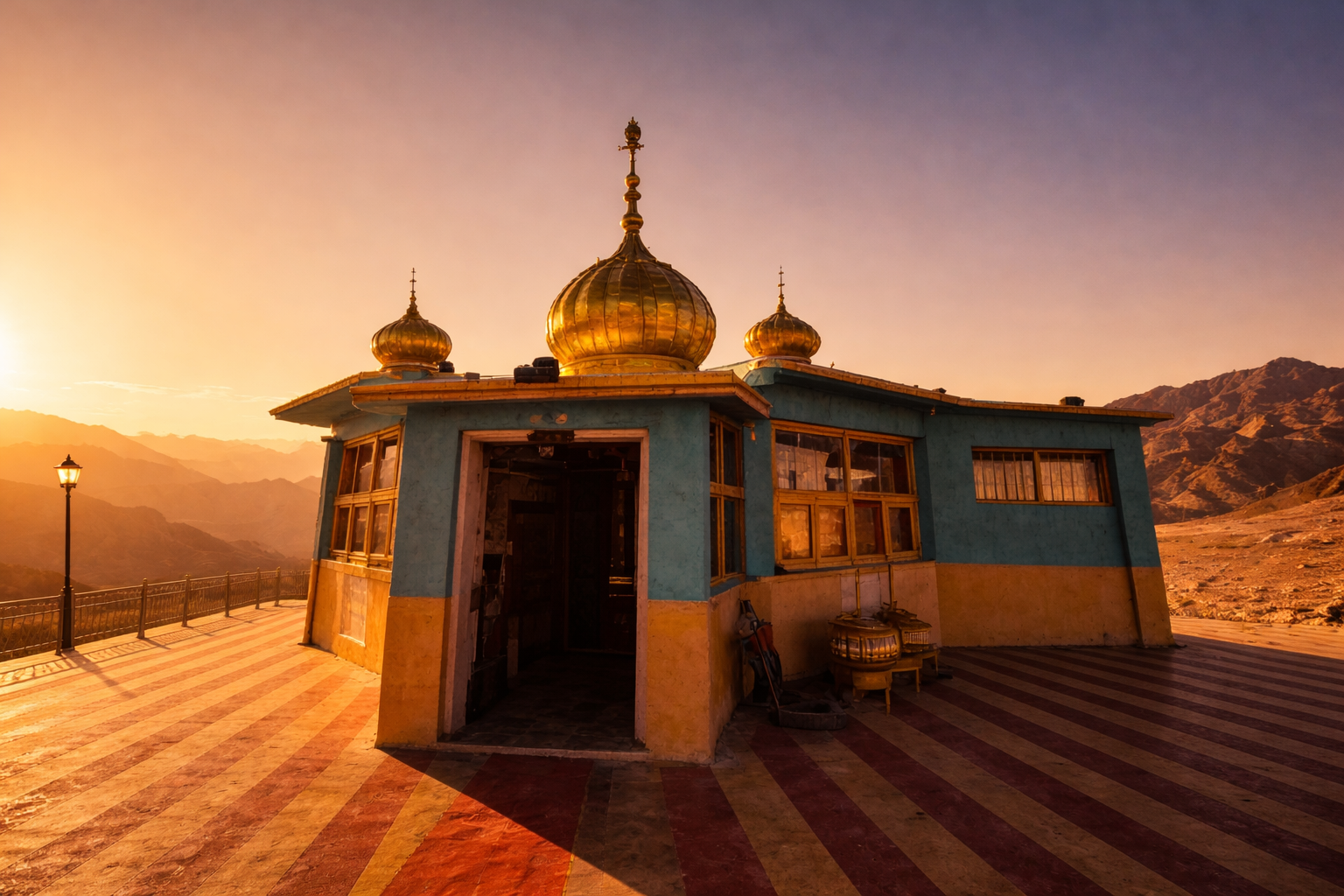 Gurudwara Pathar Sahib ศาสนสถานซิกข์ท่ามกลางหุบเขา