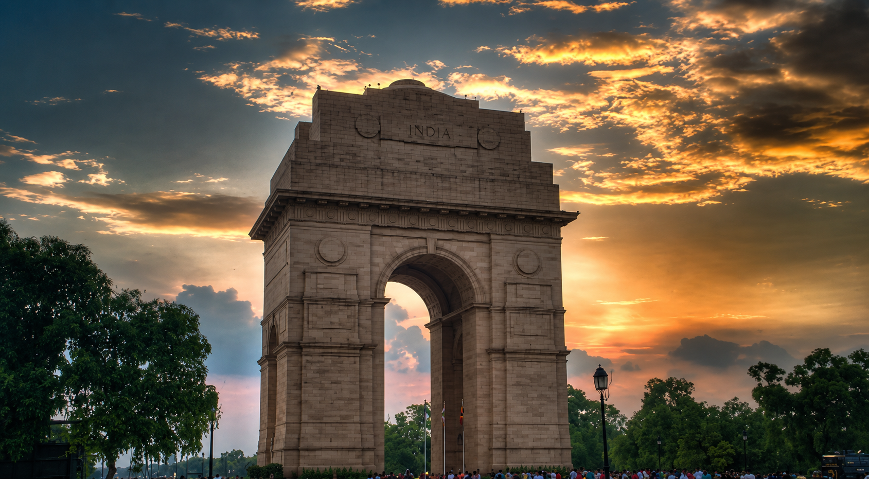 India Gate — ภาพจากทัวร์ถ่ายภาพของ Gography