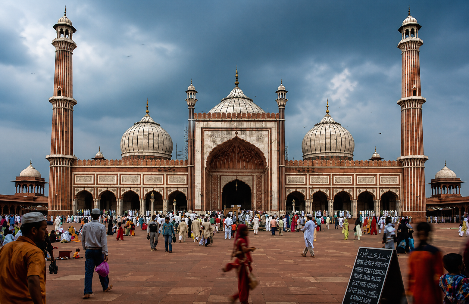 Jama Masjid — ภาพจากทัวร์ถ่ายภาพของ Gography