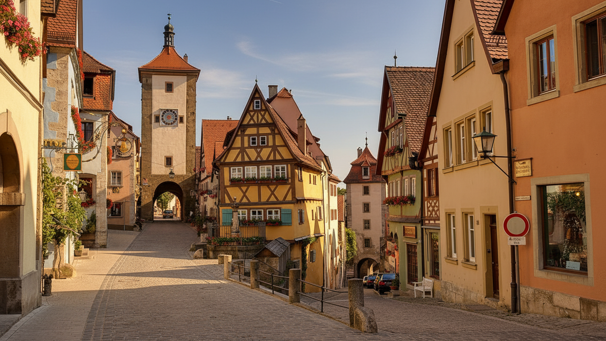 Rothenburg ob der Tauber: คู่มือเที่ยวเมืองยุคกลางเยอรมนี