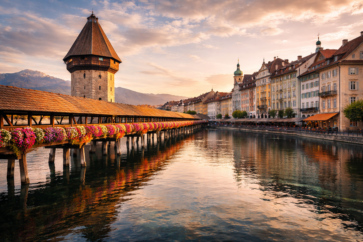 Day 2: Vienna ✈ Zurich – Lucerne