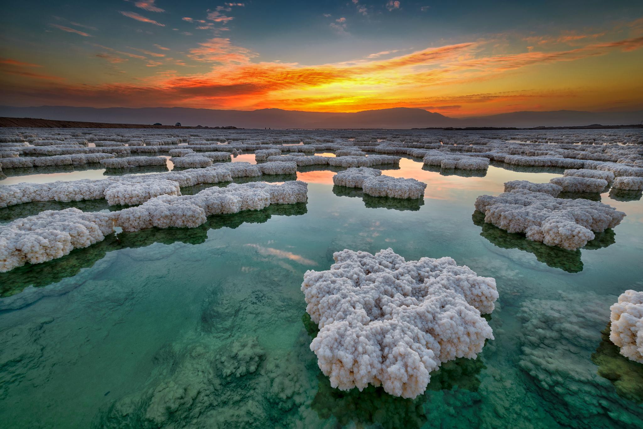 Dead Sea Salt Formations