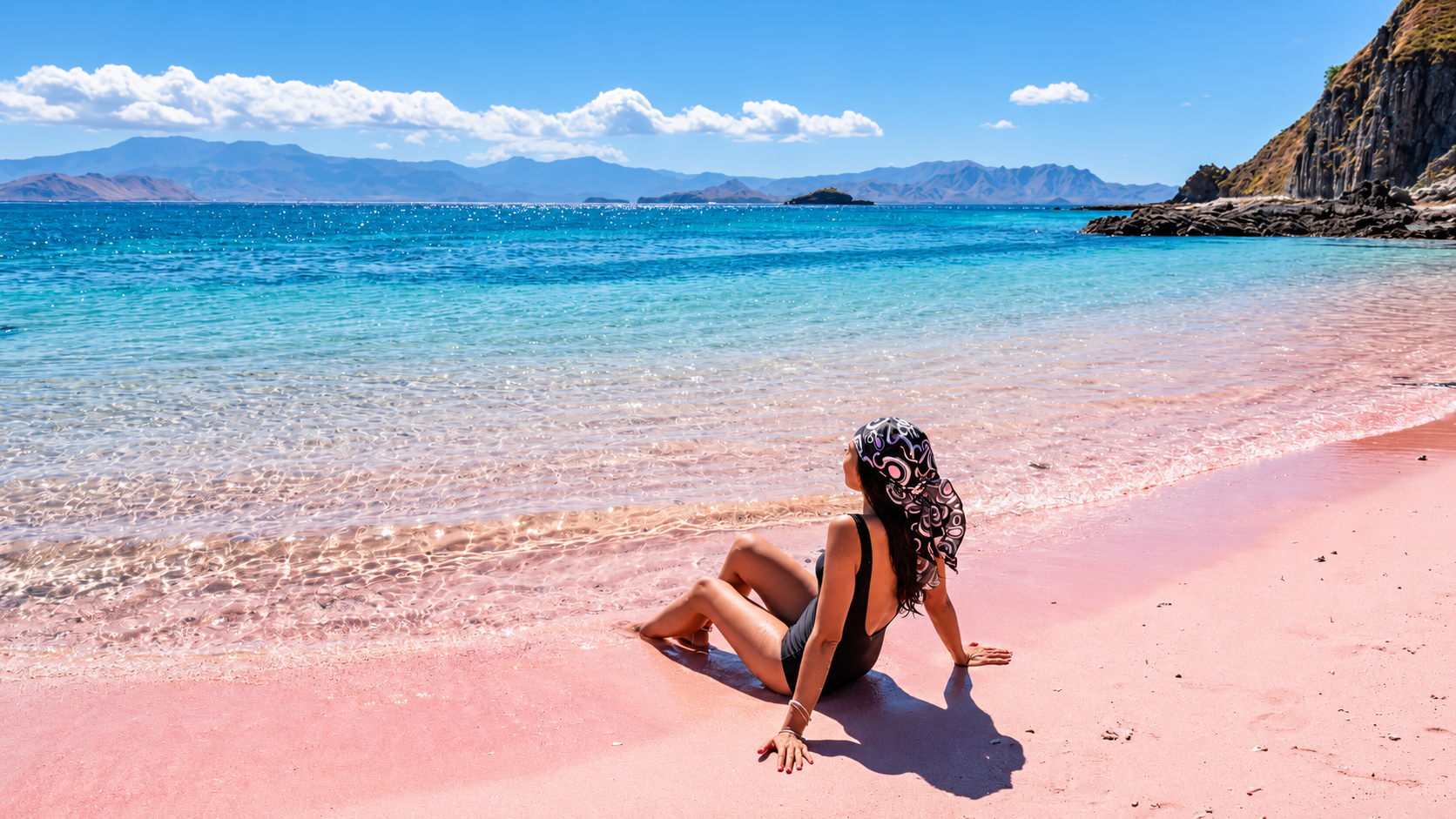 Pink beach