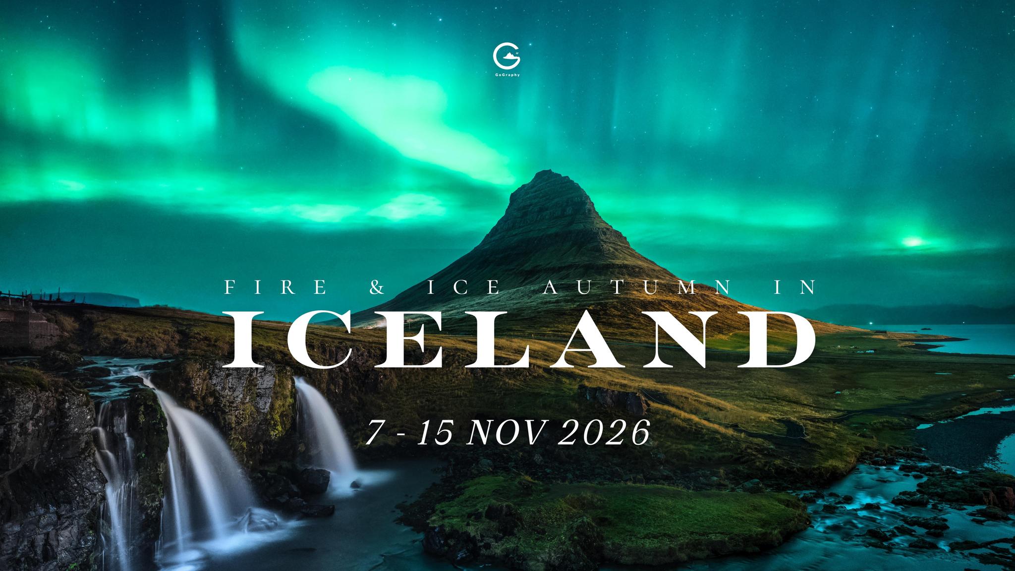 ทัวร์ถ่ายภาพไอซ์แลนด์ Fire & Ice Autumn in Iceland