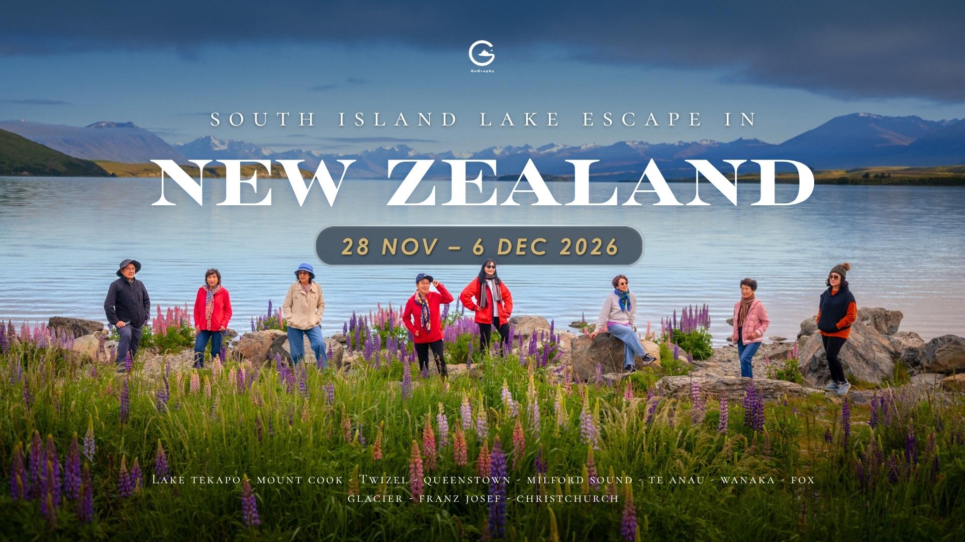 South Island Lake Escape in New Zealand