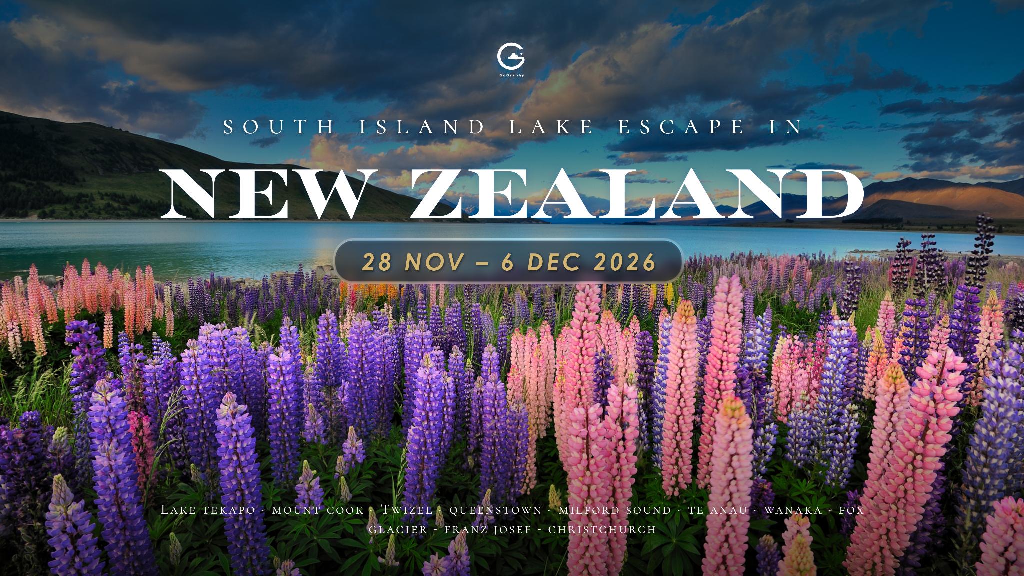 South Island Lake Escape in New Zealand